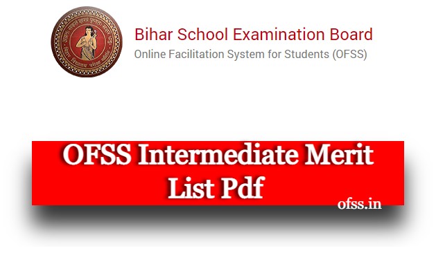 OFSS Intermediate Merit List