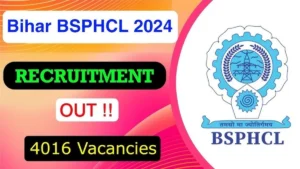 BSPHCL Recruitment 2024