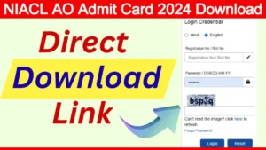 NIACL AO Admit Card 2024