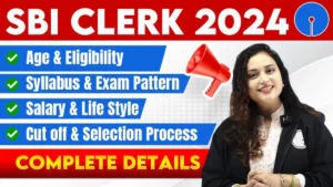 SBI Clerk Notification 2024