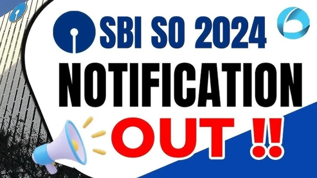 SBI PO Recruitment Notification 2024