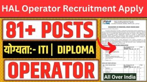 Hal operator recruitment apply online