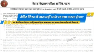 Students who did not get Selected in 1st Merit List of 11th Admission 2025