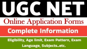 UGC NET Application Form 2025