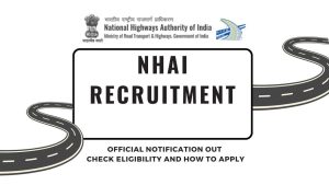 NHAI Recruitment Apply Online