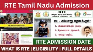 RTE Tamil Nadu Admission 2026-27